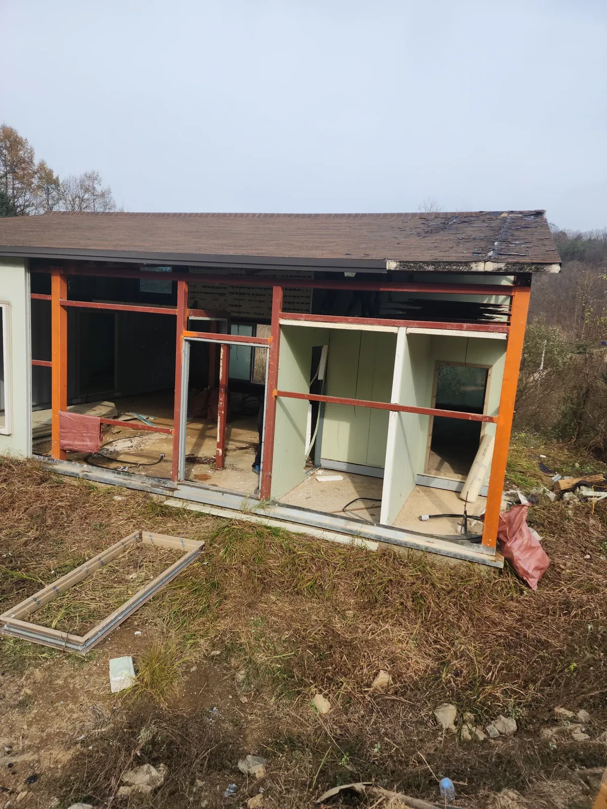 가설시설물철거 현장사진