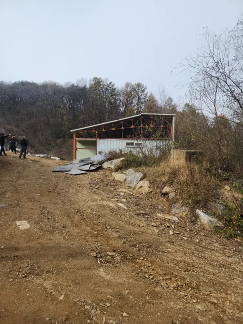 가설시설물철거 자재매입 관련 현장 사진