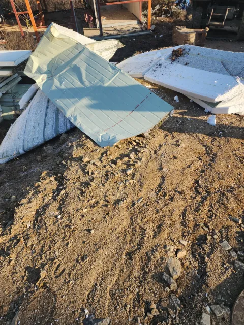 가설시설물철거 겨울철작업 관련 현장 사진